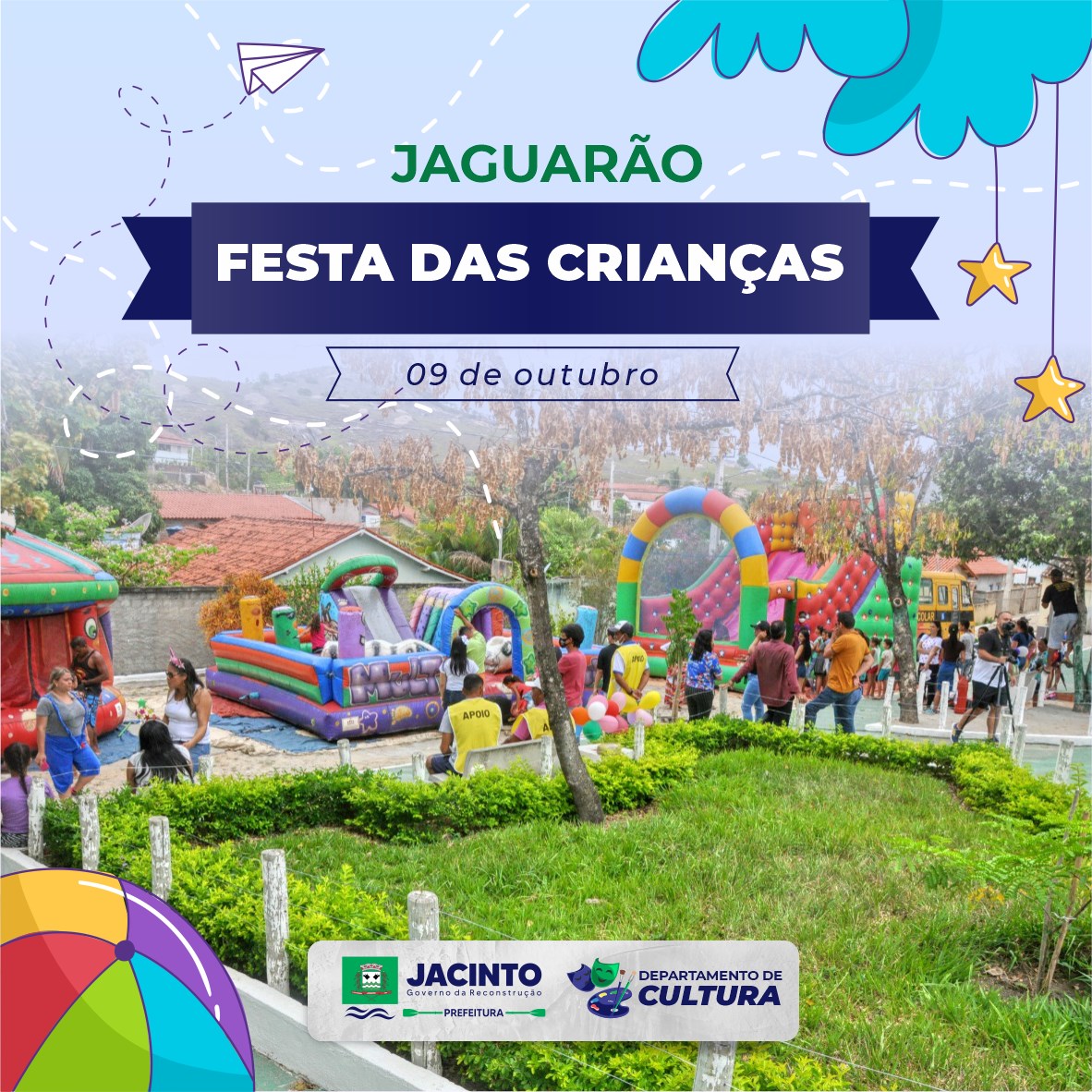No segundo dia de comemoração, nossa festa das crianças levou muita alegria e descontração ao distrito de Jaguarão